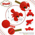 6 Inches DolliBu Red Lobster Stuffed Animal - Super Soft Big Eyes Lobster Plush, Ocean Stuffed Animal Plush Toy