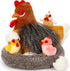 Egg Laying Hen Chicken Stuffed Animal Plush Toys, Stuffed Chicken with Baby Chicks and Coop, Kids Chicken Toys for