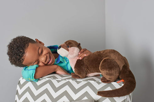 Wild Republic River Otter Plush Toy - Stuffed Animal Gift for Kids, Cuddlekins 12"