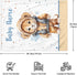 Novusopt Personalized Baby Blanket Custom Baby Blankets for Boys Lion Baby Blanket Name Blanket Receiving Baby Blanket