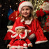 Eimmie 18 Inch Sets 18 Playtime by Doll Clothes and Accessories - Christmas Holiday Dress with Matching Santa Hat