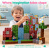 100 4-8, Set THB PCS Magnetic Building Blocks for Kids Magnetic Building Blocks for Kids Ages STEM Educational Magnet