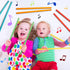 Yookeer 30 Pcs Rhythm Sticks for Kids, 5 Colors Wooden Lummi Music Toys for Classroom Play Learning