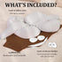 TADO MUSLIN Pregnancy Pillow for Pregnant Women - Adjustable Full Body Maternity Pillow for Sleeping - Support