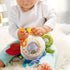 HABA Cuddly Rainbow Round Teether - Soft Multicolored Activity Toy