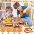 Set 48PCS 3+ Realistic Kids Drill Tool with Tools & Sound Effects, Portable Construction Toy for Toddlers Ages