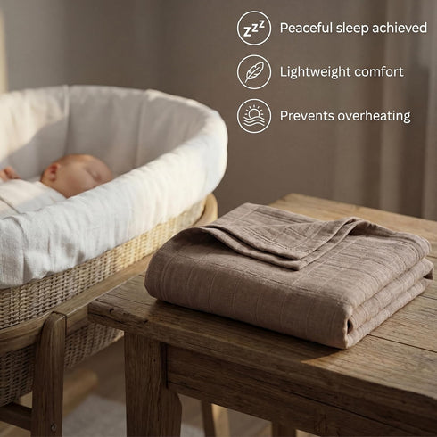 MOZAH 3 Pack Organic Muslin Swaddle Blankets - Pink, Olive and Pink Leaves - - for Baby Boy or Girl - Ideal