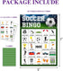Soccer Party Bingo Game Cards for Adults, 24 Players Bingo Game, Sports Party Favors and Supplies Decorations