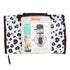 Leopard Print Portable Baby Changing Pad - Quick Clean Mat with Pillow