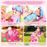 Set, 17 Dolls,2 Sets 3 4 5 HUITEM Baby Doll Stroller Toys PCS Baby Doll Accessories Stroller Toys with Baby Doll