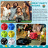 6 Inches Sessions(Multicolor,4 Shappy Foam Dice Fun Filled Large Educational Toy Kawaii Giant Dice Decorative Eva Foam