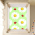 Red Ladybugs Cotton Fitted Crib Sheets for Girls and Boys, Soft Breathable Crib Sheet Suitable for Standard Crib
