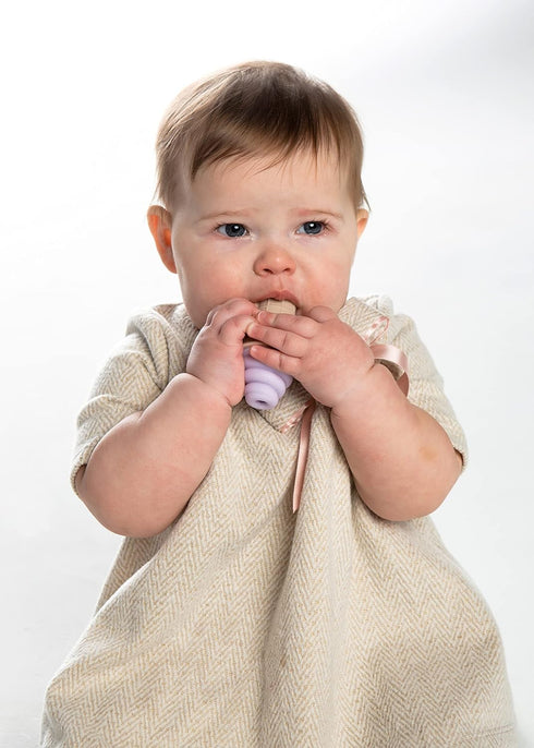 Sweetooth Baby Teether in Lovely Lilac