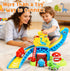1 2 4 12-18 1-3 Toddler Toys for Year Old Boy Gifts, Dinosaur Slide with Dino Cars Montessori Learning Toys for Baby