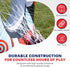 65 Preferred Toys Inflatable Football Target Net Toss Game - Double-Sided Throwing Practice Football Stuff with Mini