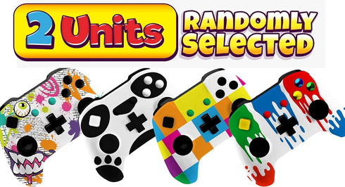 JA-RU Video Game Controller Squishy Fidget Toy - 2 Soft Foam Controllers for Kids Stress Relief