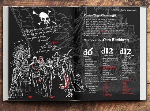 Free League Publishing Pirate Borg Core Rulebook - (2nd Printing) - Hardcover RPG, Naval Themed