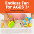 Creativity for Kids Sensory Bin: Construction Zone Playset, Excavator Toys for Boys Ages 3-5+ for Outdoor Fun