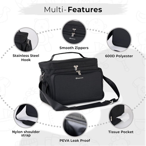 S1 S2, Pack, Breast Pump Bag Fit for Spectra and Wearable Breast Pump Bags with Milk Pumping Bag with Waterproof Mat