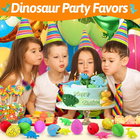 30PCS 3-5 4-8 Large Hatching Dinosaur Eggs for Dinosaur Birthday Party Favors for Kids Goodie Bag Stuffers Classroom
