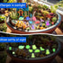 200 Set 32 Pcs Mini Resin Animal - Styles Glow in The Dark Tiny Figurines for Fairy Garden, Party Favors, Dollhouse