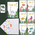 72 Pcs Dinosaur Thank You Cards, Includes 36 Pieces Envelopes and 36 Pieces Cactus Dino Blank Notes for Kids Birthday