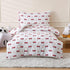 Set 4 Sets LONAVA Toddler Kids Comforter - Pieces Toddler Bedding for Boys Girls Children, Ultra Soft Microfiber Bed