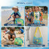 3 2 Pack otters Beach Mesh Shovel with Mesh Beach Bag for Shell Collecting, Sand Sifters Shell Collect Bag for Kids