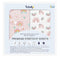 TotAha Pink Rainbow Crib Sheets Girl - Hypoallergenic, Silky Comfort, Buttery Soft,