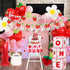 Fantspati 1st Berry First Birthday Decor Strawberry Birthday Decorations for Girls, Sweet One Birthdays Party