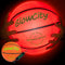 GlowCity Glow in The Dark Basketball for Teen Boys - Light Up LED Toy for Night Ball Games, Great Gift for Kids