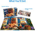 100 Piece Puzzles for Kids - Funny Dog Puzzle, The Great Escape Puzzles for Adults, A Running Dog