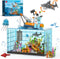 NERCISU Fish Tank Building Blocks Set, Aquarium Building Set with LED Lights, Including