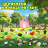 50 Pack 3D SCIONE Mini Printed Animal Figurines, Flexible Articulated Fidget Toys, Cute Desk Decor Party Favors