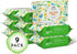 180 Count (9 Packs 20) Amazon Brand - Mama Bear Baby Hand & Face Wipes, Unscented, Fragrance Free, Cleansing