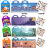 4 Sets of Halloween Reusable Sticker Books for Kids 2-4, Activities for Toddlers 1-3, Removable Jelly Stickers