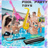 12 Pieces Inflatable Instruments Party Props Set, Rock Star Toy Blow Up Guitars, Saxophone, Bass, Microphones for 80s