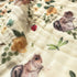 Pack 2 43"X43" of Ultra Soft Muslin Baby Blanket Breathable Happy Ester Rabbit Pink Muslin Swaddle Blankets for Baby