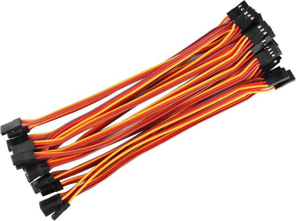20pcs 5.90inch 22awg Male to Male Lead Plug Servo Extension Wire for RC Model Aircraft