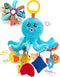 hahaland Baby Toys 0-6 Months - Car Seat Toys Octopus Toy with