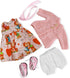 Handmade Waldorf Doll Clothes 12 Inch Clothing Set, Pretty Box Girl Christmas Birthday Present - Autumn's Accessories