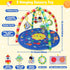 0+ OKOOKO Baby Play Mat, Activity Baby Play Gym with Arch, Solor System Playmats & Floor Gyms, Alphabet Mat, Detachable