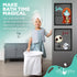 Silly Goose Gifts Character Themed Bathroom Wall Art Print Set - Even A Nightmare Will Brush Teeth, Take A Bath, Wash