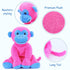 Unique Ape Monkey Stuffed Animals Plush Toys, Soft Cute Monkey Toy for Toddlers, 7.9" Pink