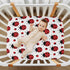 Set, Mattress#194 Fitted Crib Sheets for Boys Girls, Soft Breathable Comfortable Ladybug Baby Sheet Crib Sheets Fits