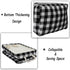 Large Rectangular Decorative Storage Bins - Foldable Laundry Hamper Baskets with Rope Handles for Blankets, Toys