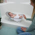 2-Position 0-6 20 Ingenuity Foldaway Baby Bath Seat, Adjustable Support for Sink or Bathtub, Ages Months up to Pounds