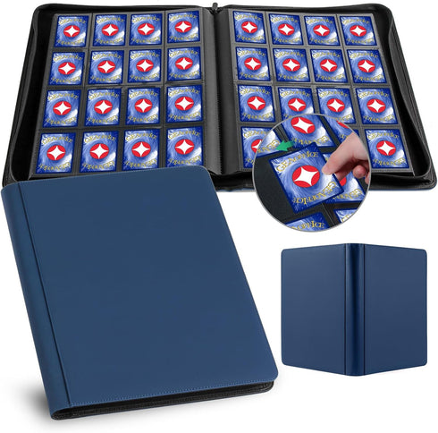 GEAoffice 16 Pockets Card Binder for 1000+ Cards, Premium Sturdy Card Holder