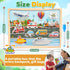 11 Magnetic Wooden Puzzle for Toddlers, PCS Airplane Matching Toy Montessori Educational Essential Preschool Learning