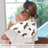 German Shepherd Dog Muslin Burp Cloths for Baby, 1 Pack, Soft 100% Cotton Washcloths